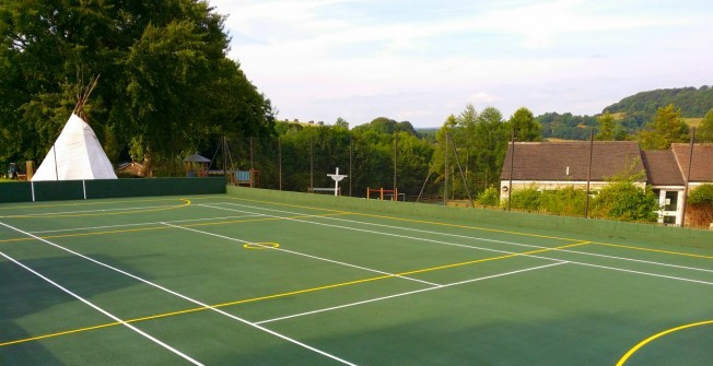 Netball Court Installers in Abergorlech